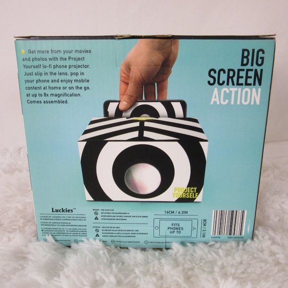 Project Yourself Lo-Fi Phone Projector Cinema in a Box Cell Phone New In Box - Picture 3 of 3